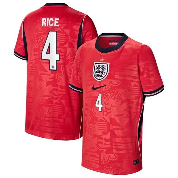 Maillot Extérieur Stadium Angleterre Nike 2026 - Enfant avec flocage Rice 4