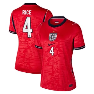 Maillot Extérieur Stadium Angleterre Nike 2026 - Femme avec flocage Rice 4, vue 1