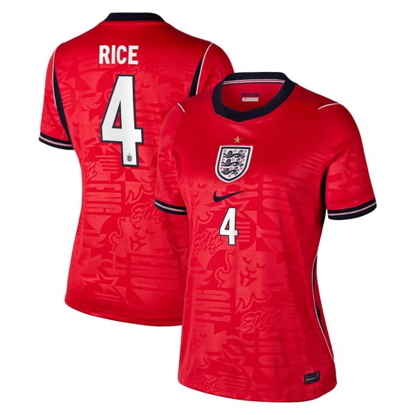 Maillot Extérieur Stadium Angleterre Nike 2026 - Femme avec flocage Rice 4