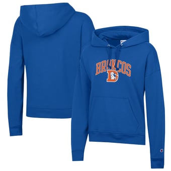 Women's Champion  Royal Denver Broncos Powerblend Hoodie