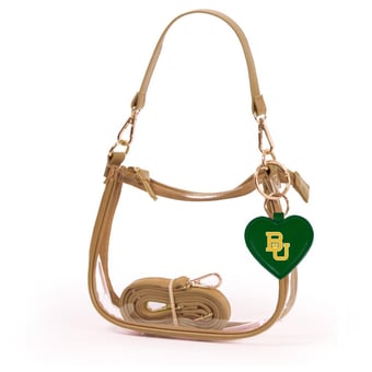 Baylor Bears Clara Purse with Heart Charm