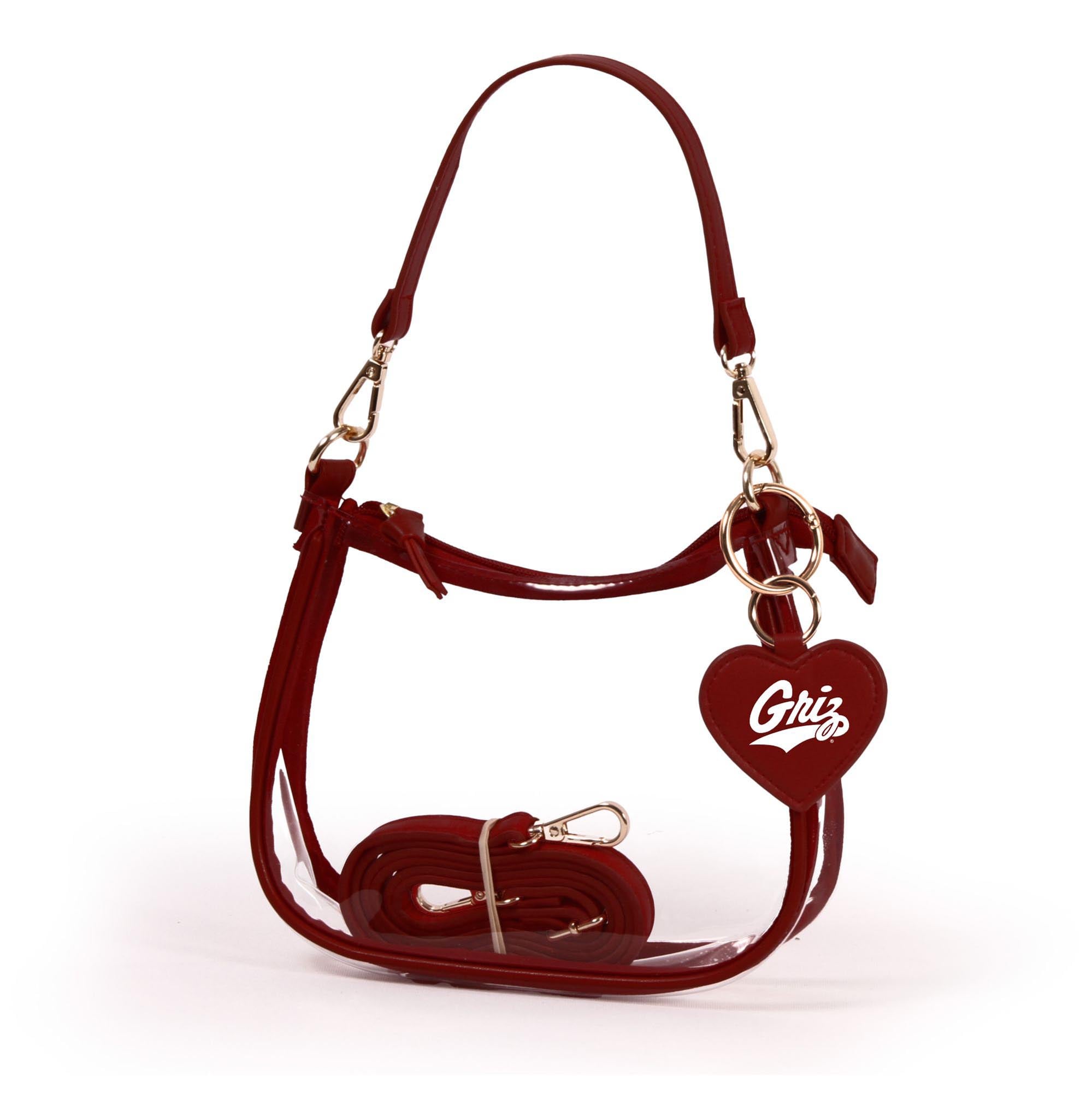 Montana Grizzlies Clara Purse with Heart Charm
