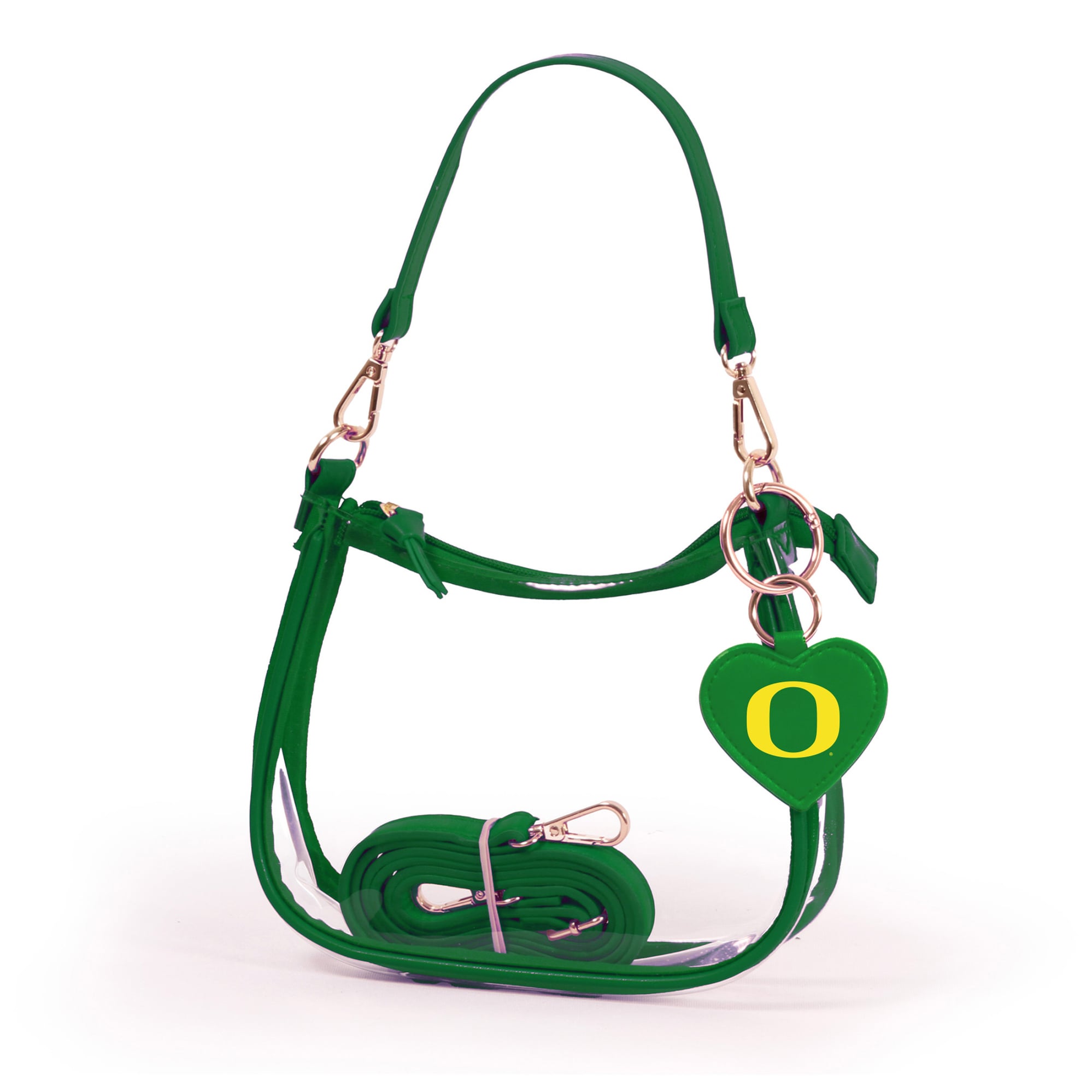 Oregon Ducks Clara Purse with Heart Charm