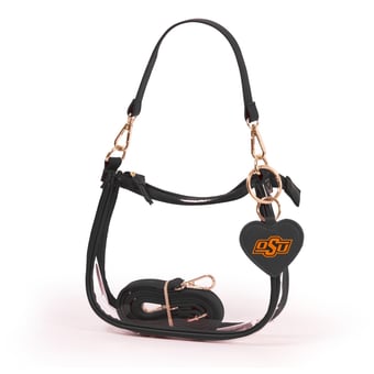 Oklahoma State Cowboys Clara Purse with Heart Charm