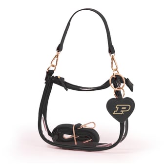 Purdue Boilermakers Clara Purse with Heart Charm