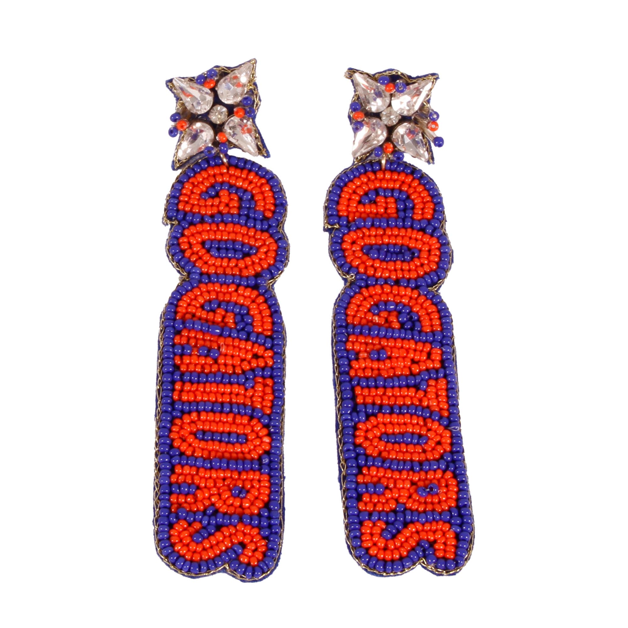 Florida Gators Beaded Earrings