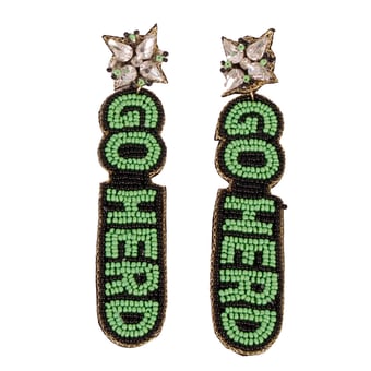 Marshall Thundering Herd Beaded Earrings