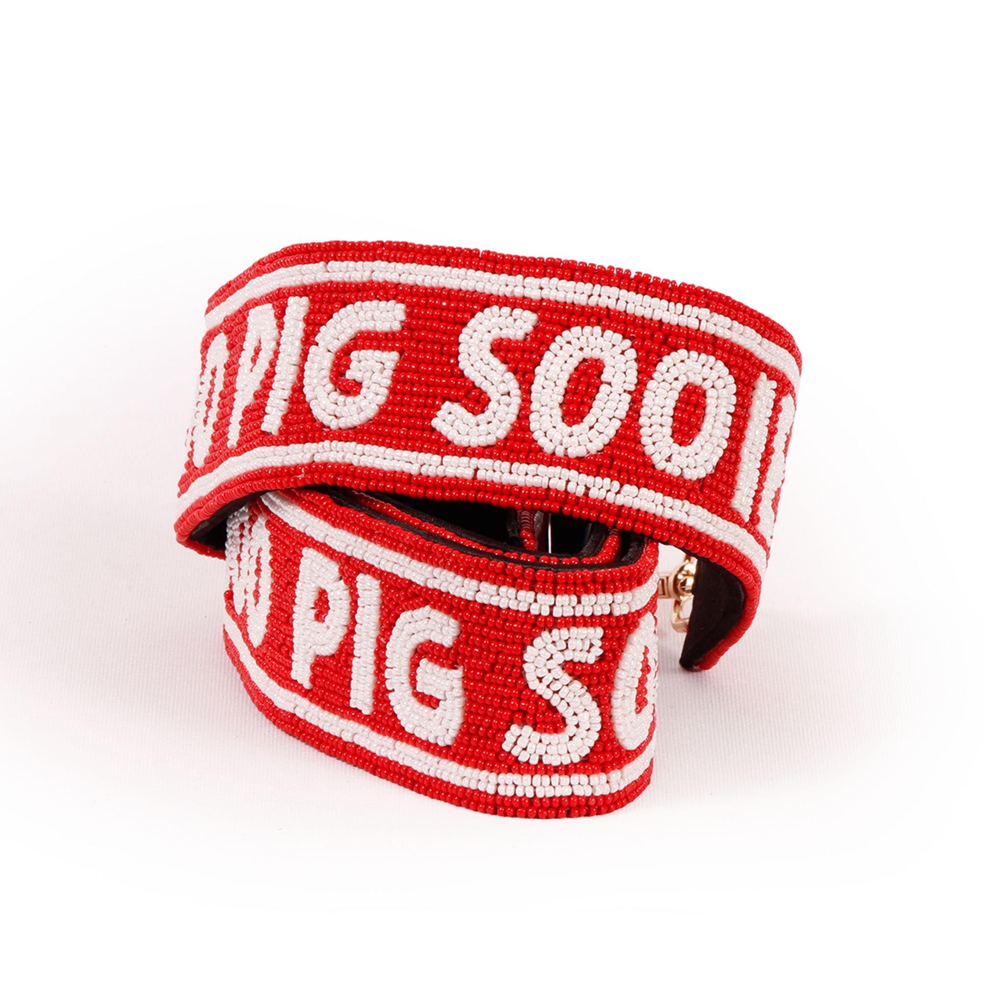 Arkansas Razorbacks Beaded Purse Strap