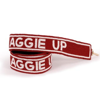 New Mexico State Aggies Beaded Purse Strap