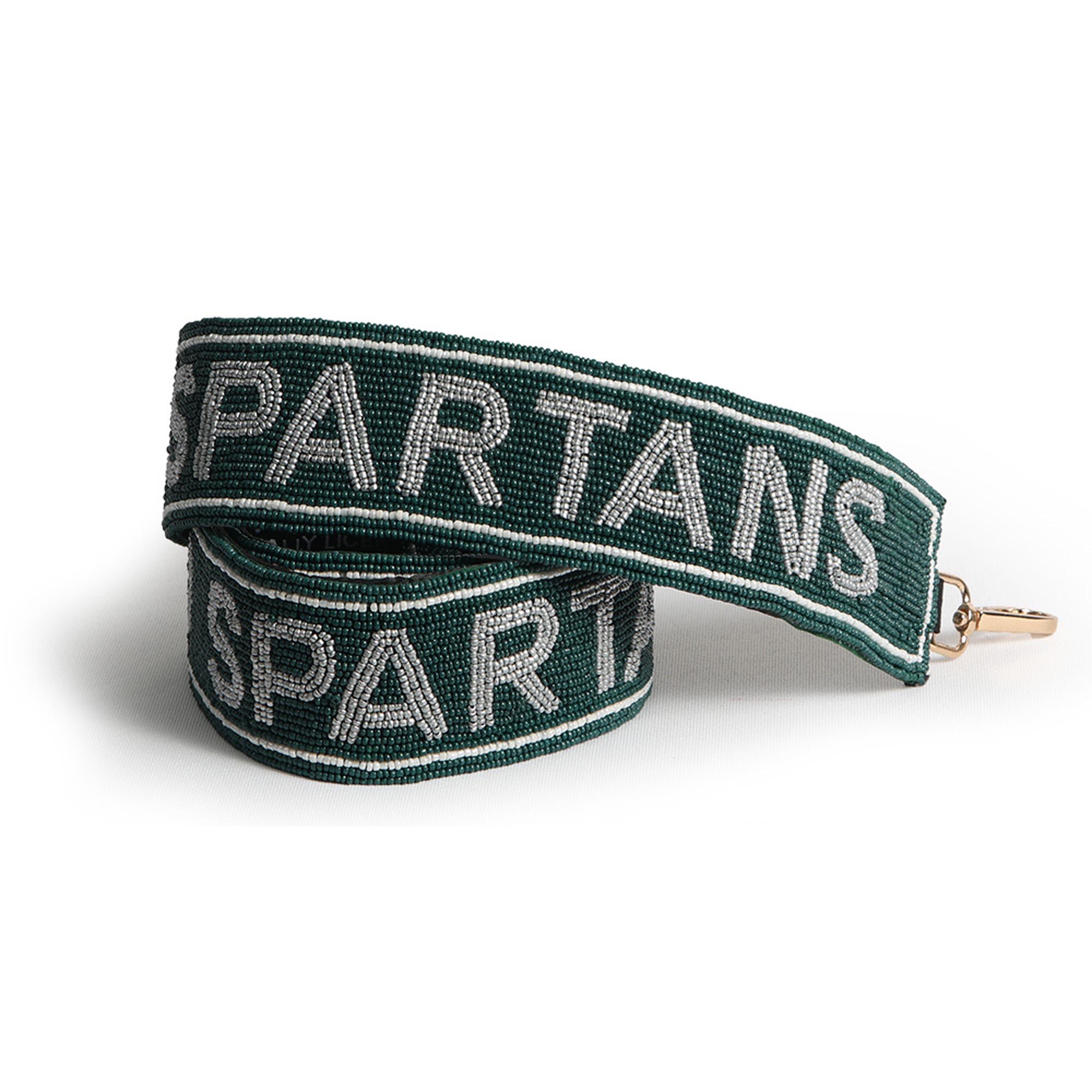 Michigan State Spartans Beaded Purse Strap