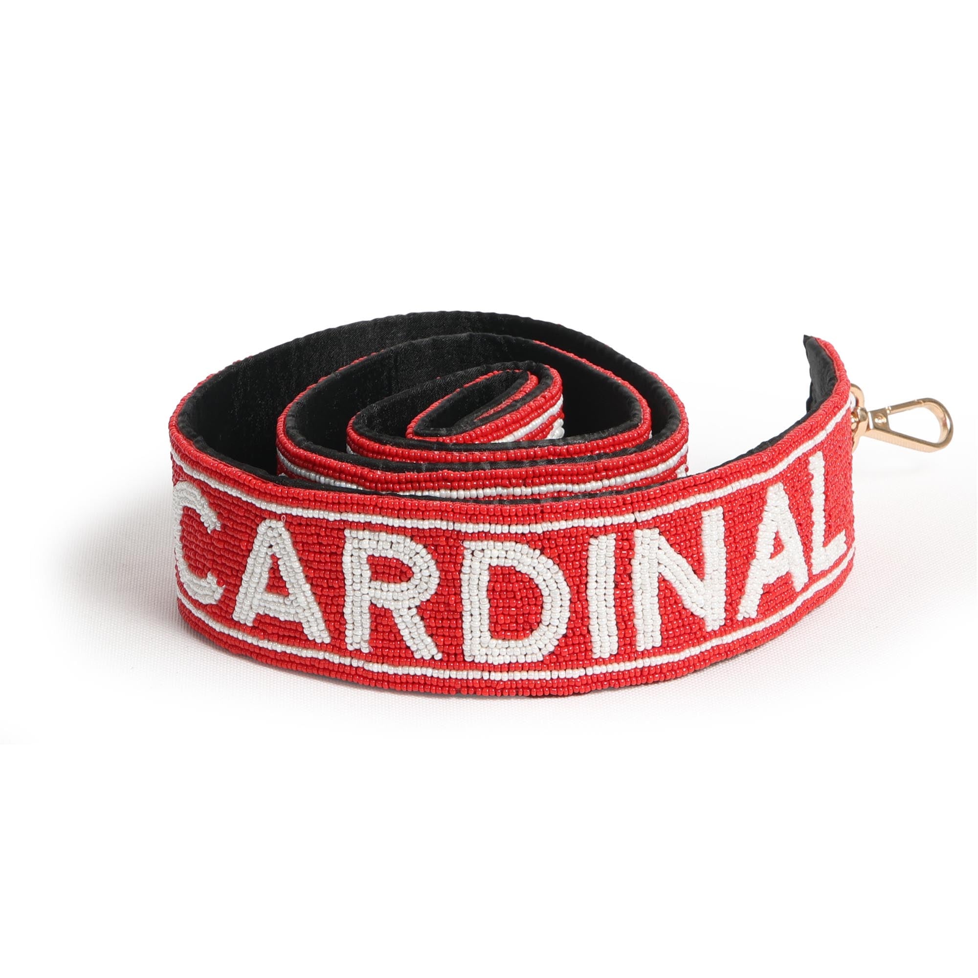Stanford Cardinal Beaded Purse Strap