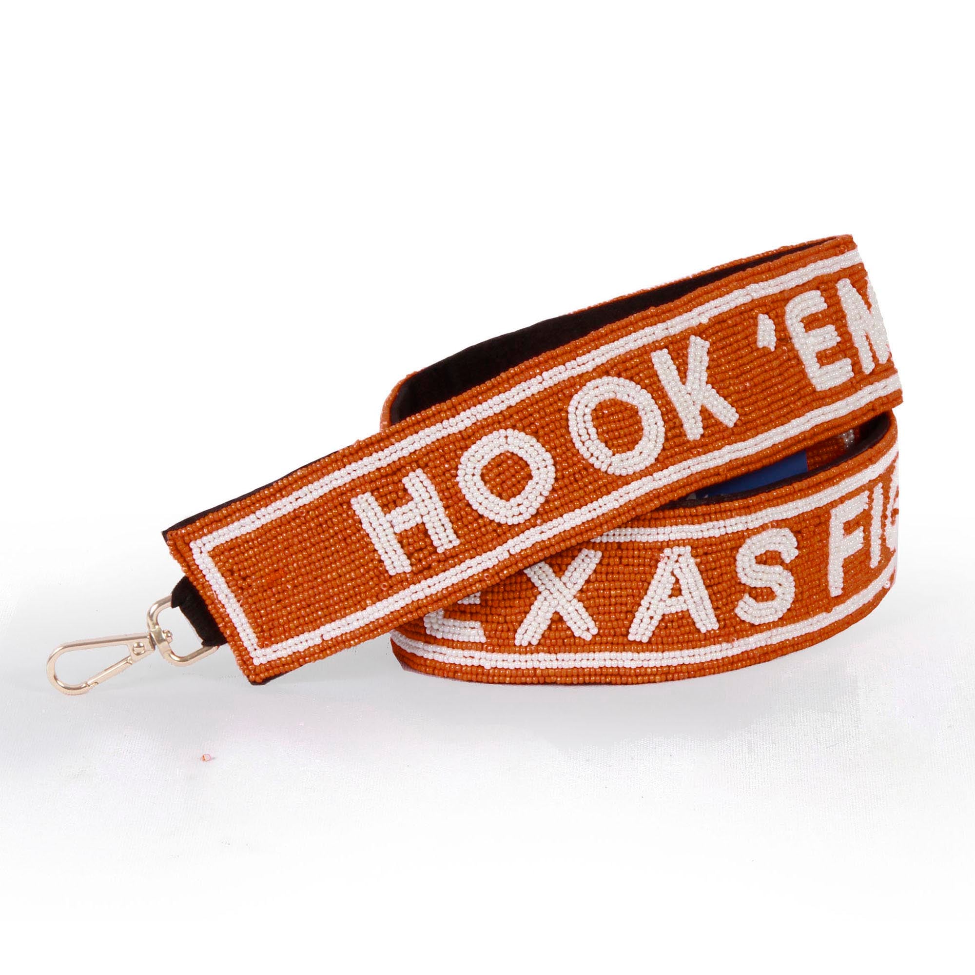 Texas Longhorns Beaded Purse Strap