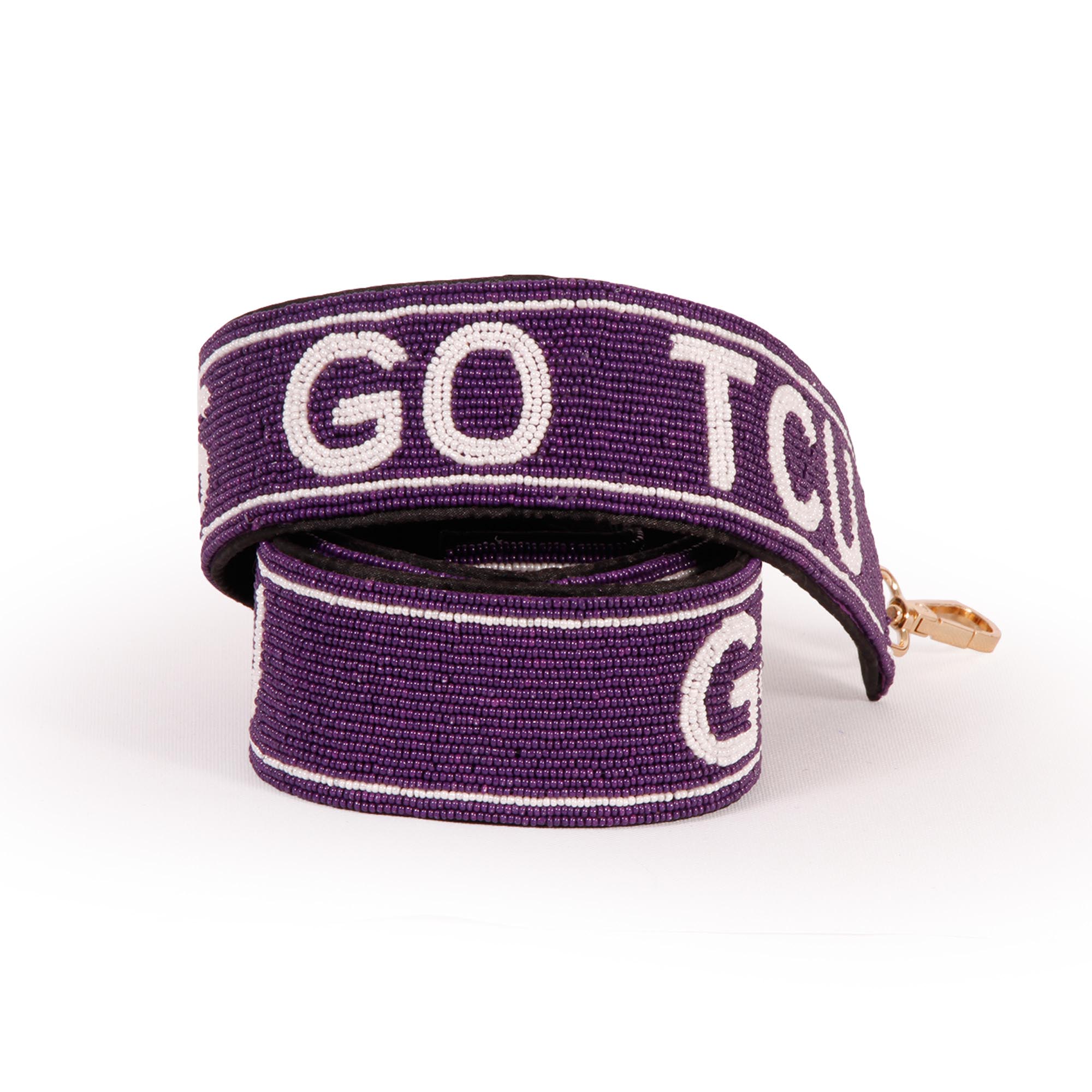 TCU Horned Frogs Beaded Purse Strap