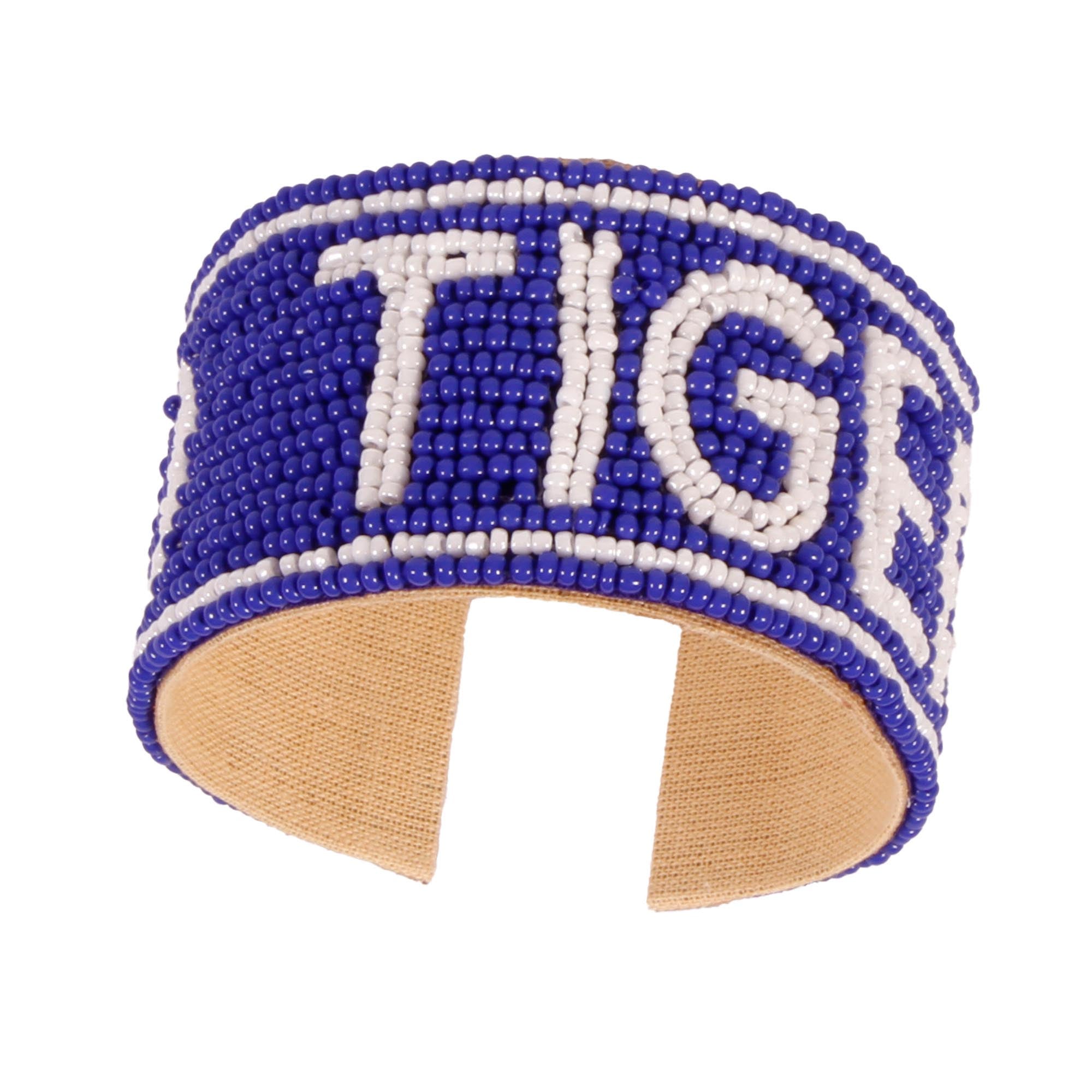 Memphis Tigers Beaded Cuff Wristlet