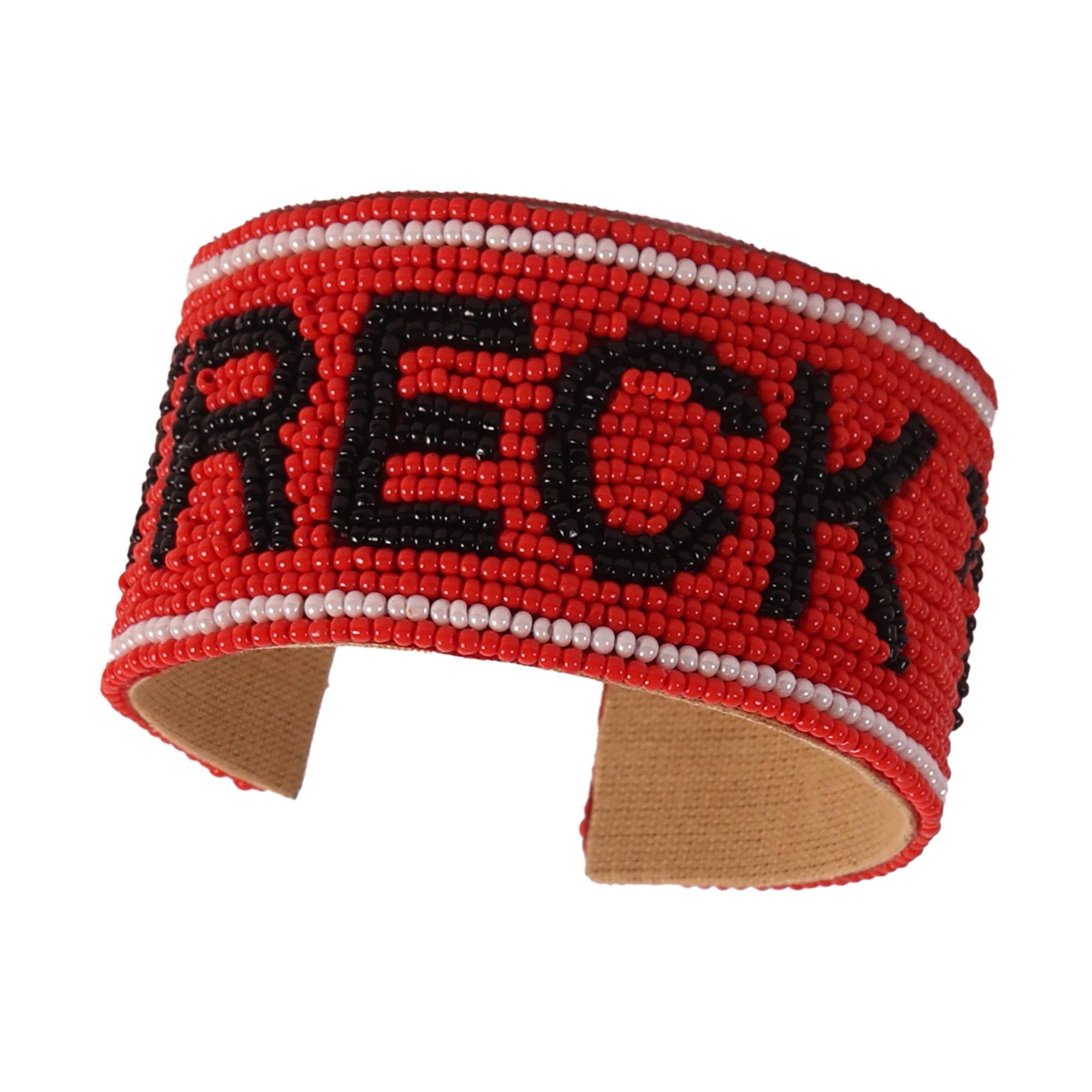 Texas Tech Red Raiders Beaded Cuff Wristlet
