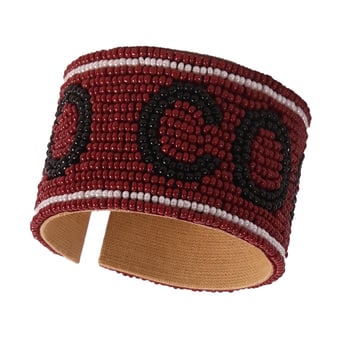 South Carolina Gamecocks Beaded Cuff Wristlet