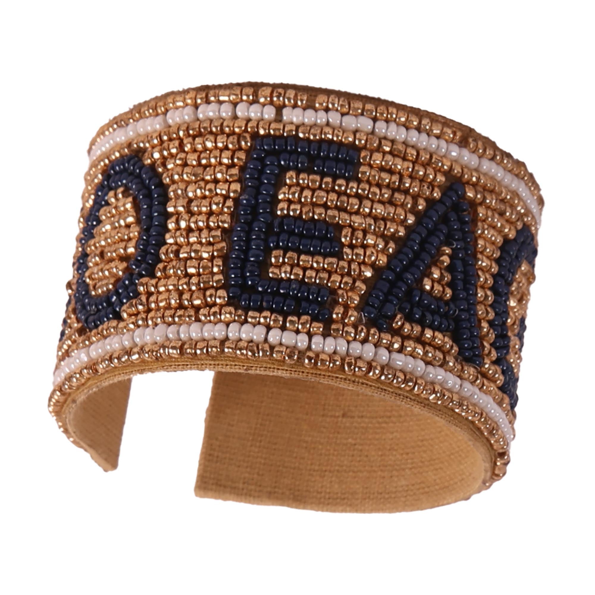 Georgia Southern Eagles Beaded Cuff Wristlet