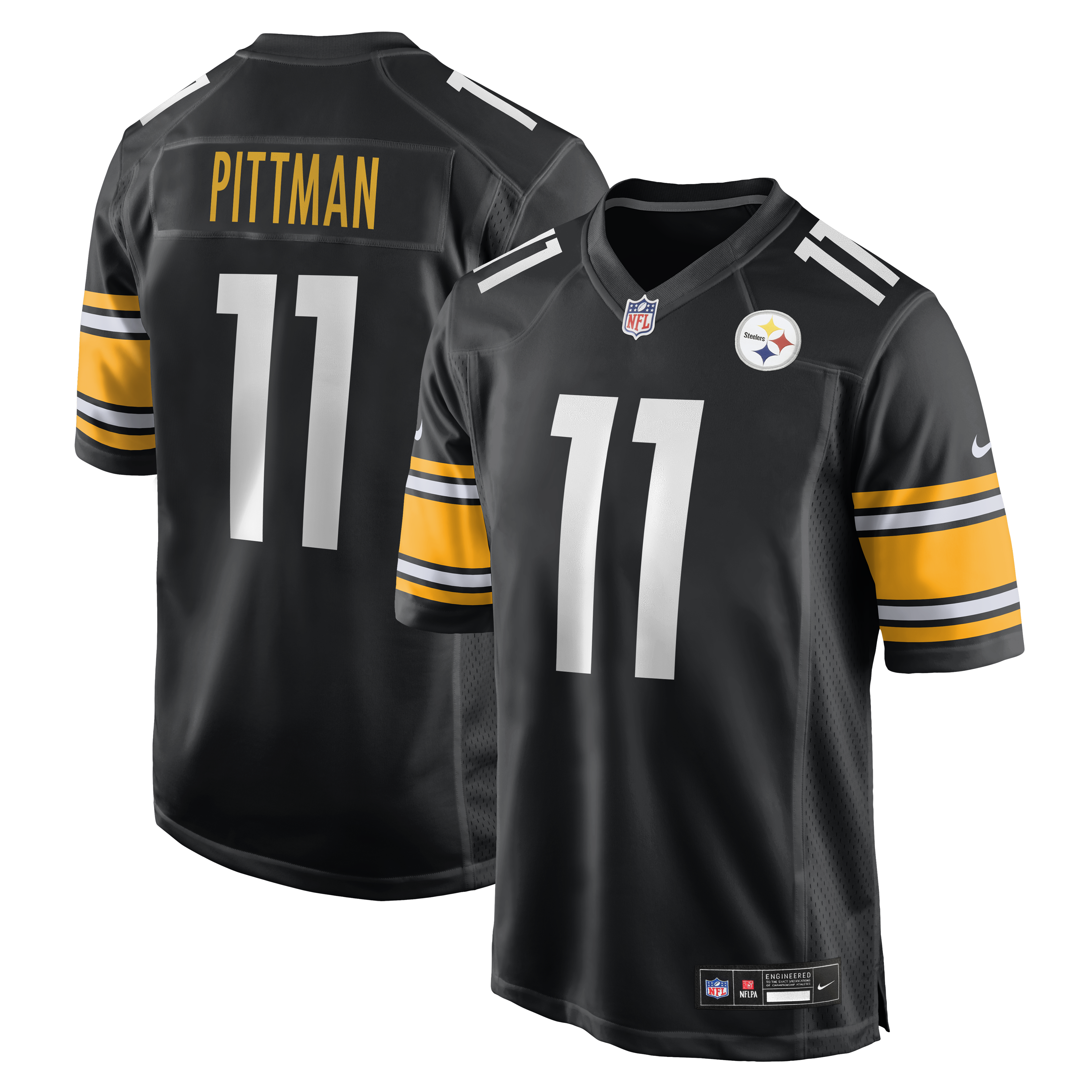 Nike Men's Michael Pittman Jr. Black Pittsburgh Steelers Game Jersey - Black
