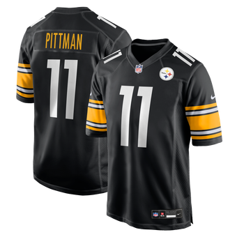 Men's Nike Michael Pittman Jr. Black Pittsburgh Steelers Game Jersey