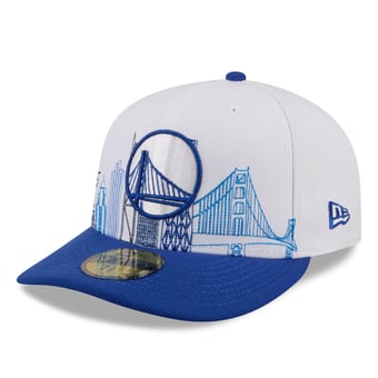 Men's New Era Gray/Royal Golden State Warriors City Stitch 59FIFTY Fitted Hat