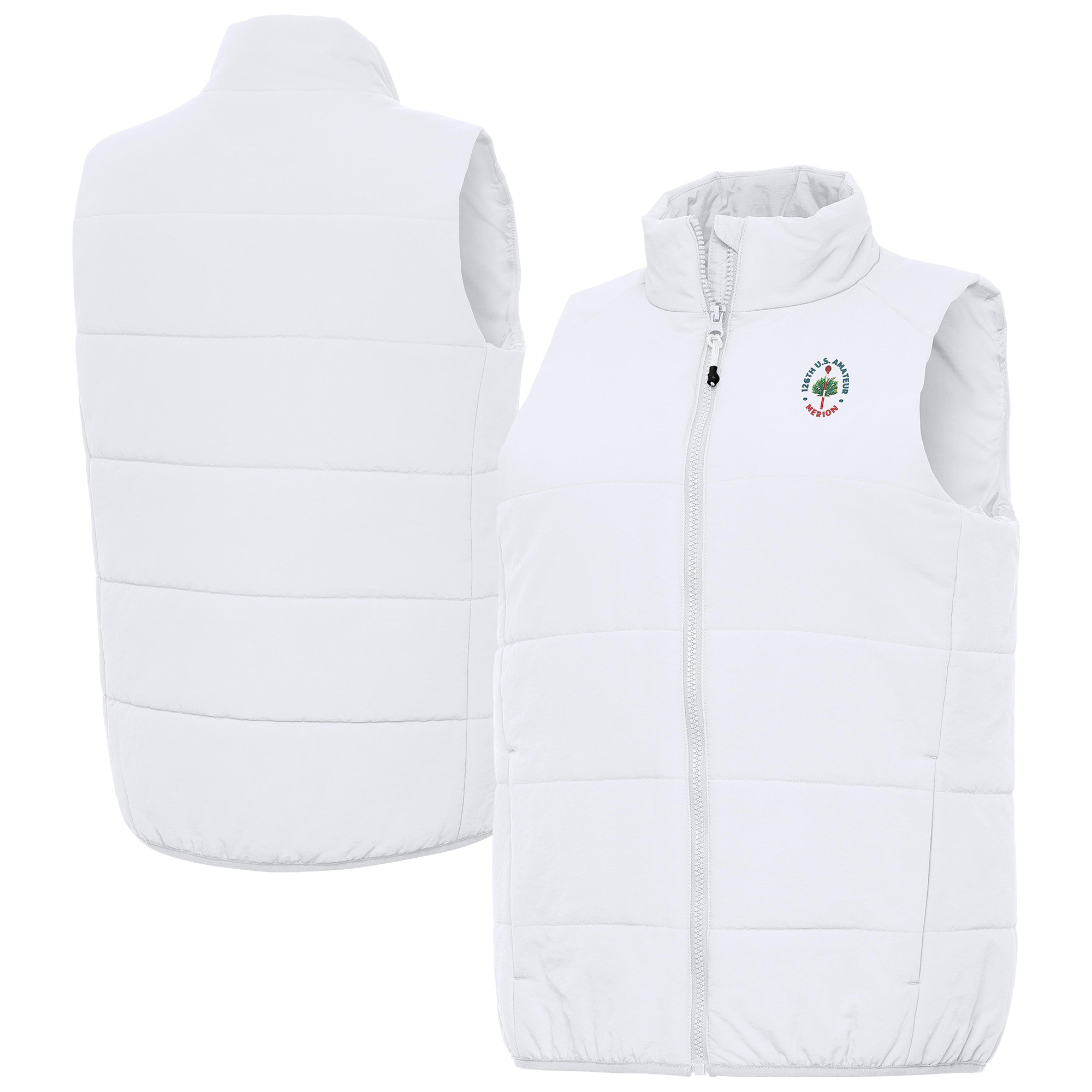 Women’s 2026 U.S. Amateur Antigua White Experience Full-Zip Vest
