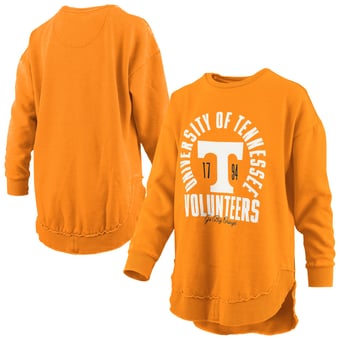 Women's Pressbox  Tennessee Orange Tennessee Volunteers Blitz Crewneck Sweatshirt