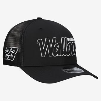 Men's New Era Black Bubba Wallace 9SEVENTY Chain Glow Stretch-Snap Hat