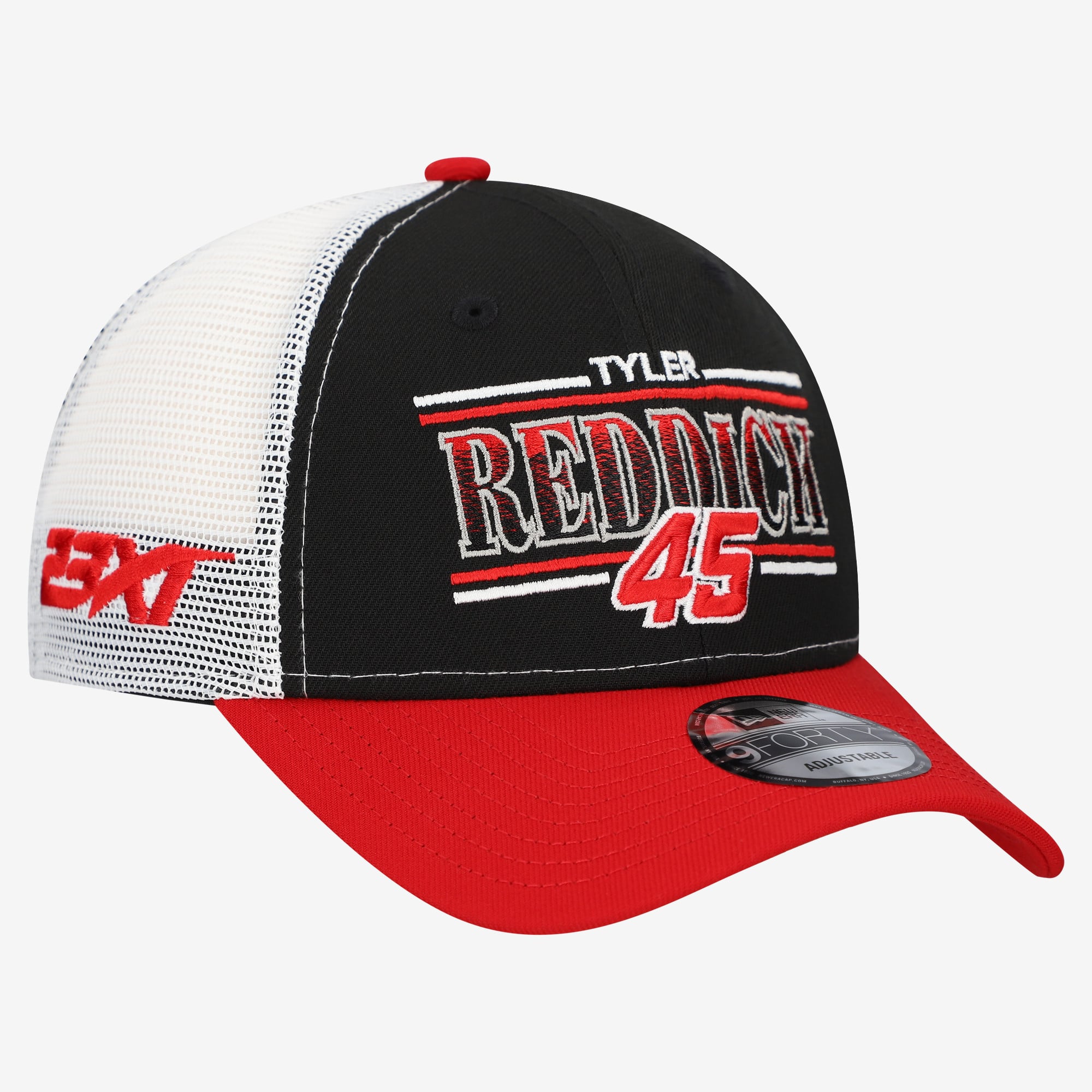 Men’s New Era Black Tyler Reddick 9FORTY Trucker Adjustable Hat Men’s New Era Black Tyler Reddick 9FORTY Trucker Adjustable Hat