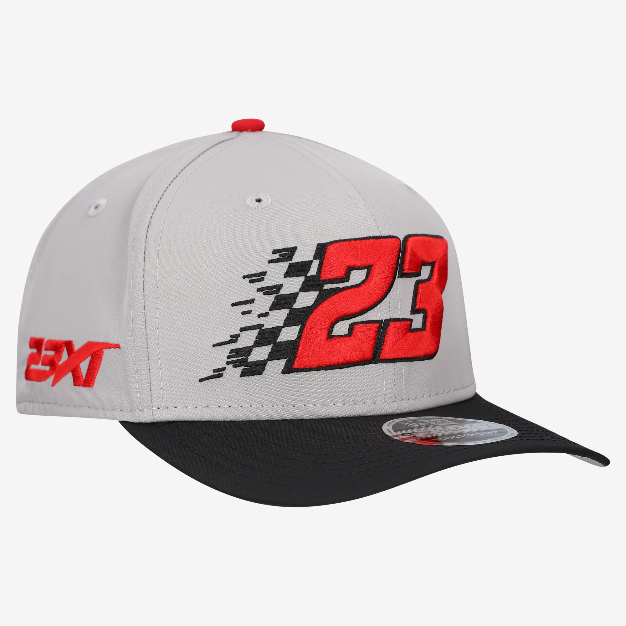 Men's New Era Gray Bubba Wallace Checkered 9SEVENTY Adjustable Hat
