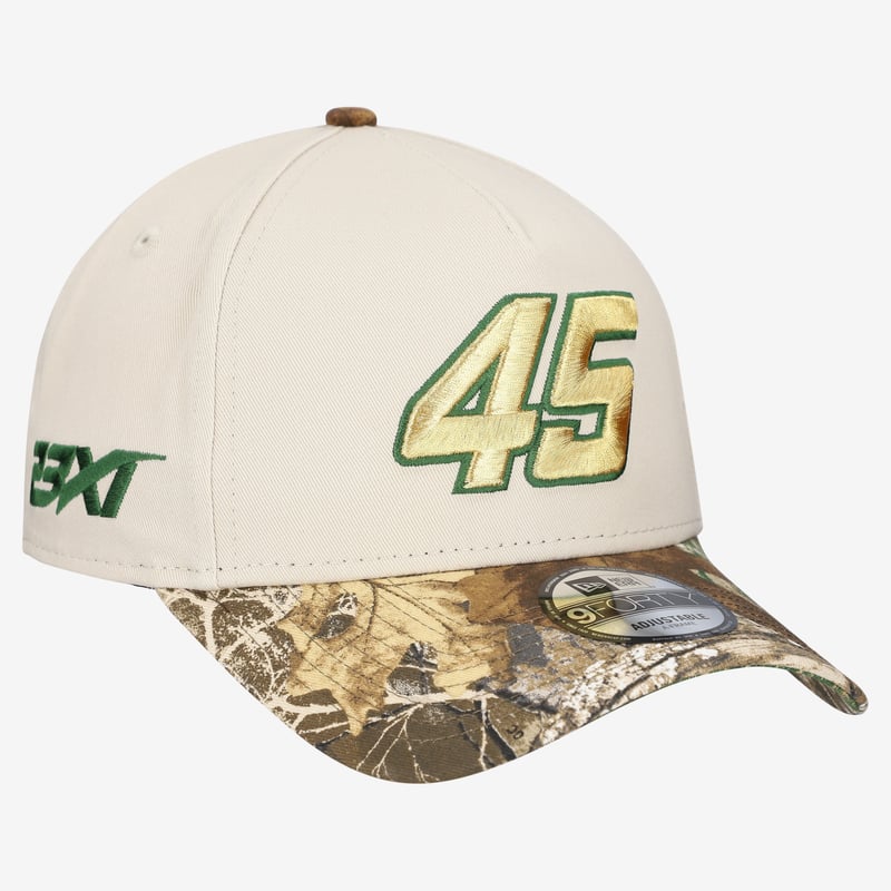 Men's New Era  Cream Tyler Reddick Realtree A-Frame 9FORTY Adjustable Hat