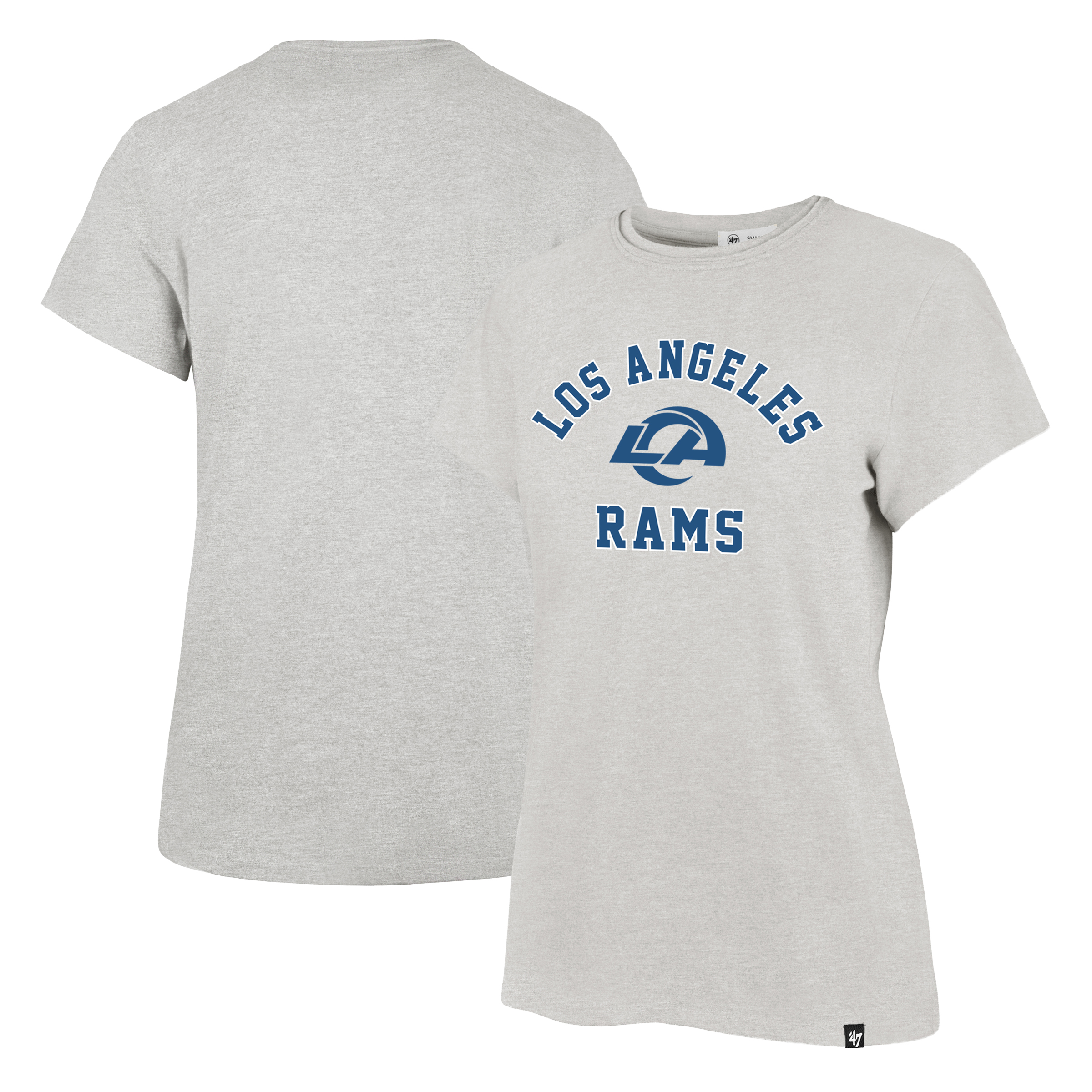 Women's '47 Gray Los Angeles Rams Varsity Arch Frankie T-Shirt