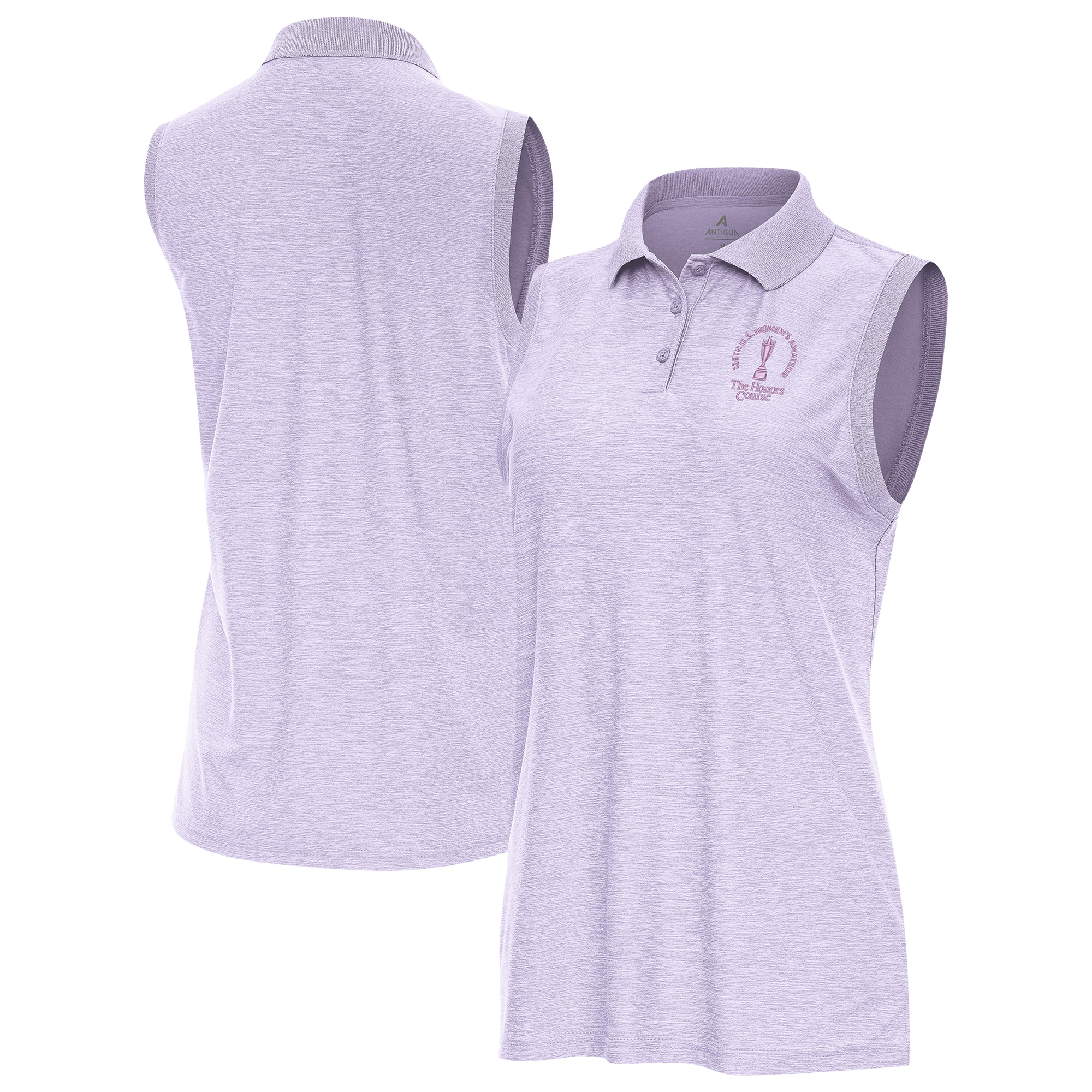Women’s 2026 U.S. Women’s Amateur Antigua Lavender Recap Sleeveless Polo