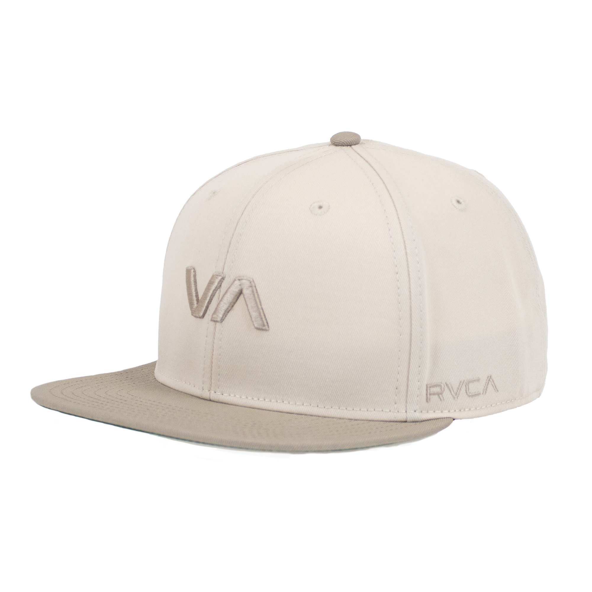 Men's RVCA  Cream Infield Snapback Hat