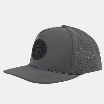 Men's RVCA Charcoal Modfit Rope Adjustable Hat