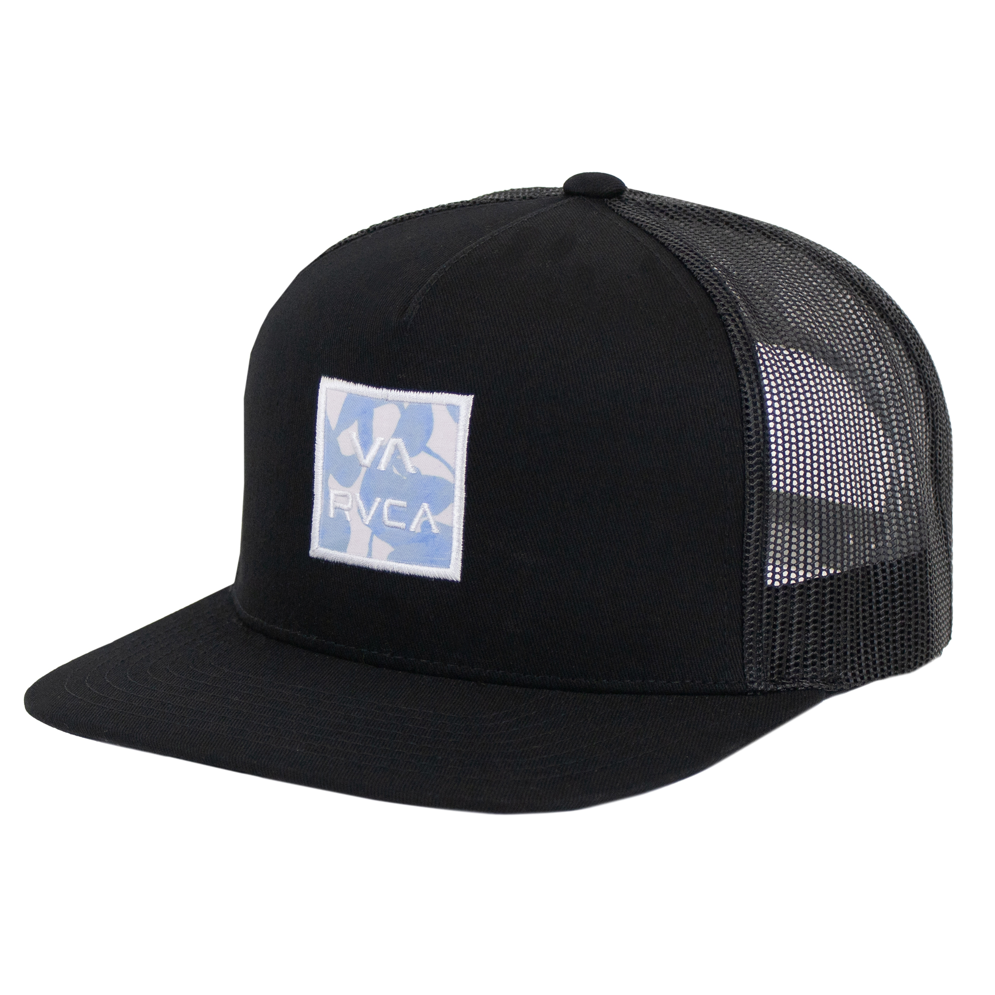 Men's RVCA Black All The Way Trucker Adjustable Hat
