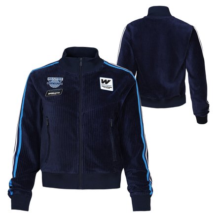 Rokit Williams Racing Striped Velour Jacket - Navy - Womens