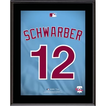 Kyle Schwarber Philadelphia Phillies 10.5" x 13" Jersey Number Sublimated Player Plaque