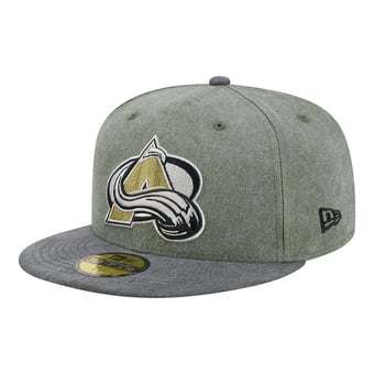 Men's New Era Olive/Black Colorado Avalanche Roll Call 59FIFTY Fitted Hat