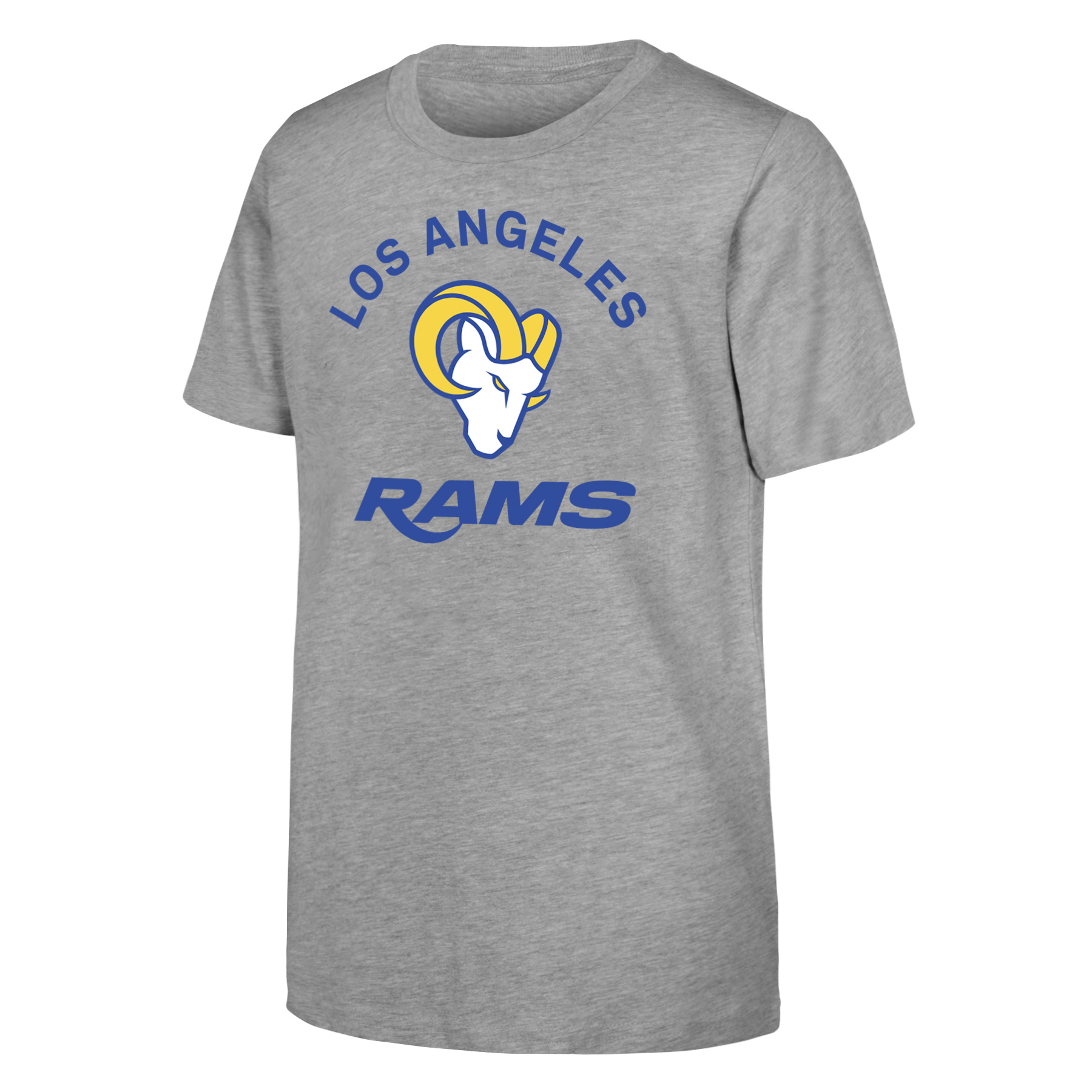 Youth Outerstuff  Gray Los Angeles Rams Play Action Short Sleeve T-Shirt