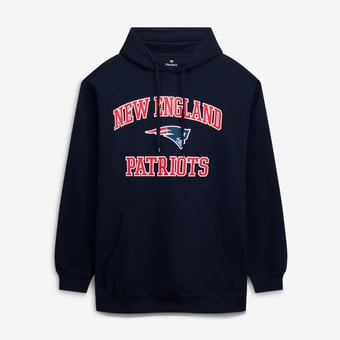 Men's Fanatics  Navy New England Patriots Big & Tall Heart & Soul Hoodie