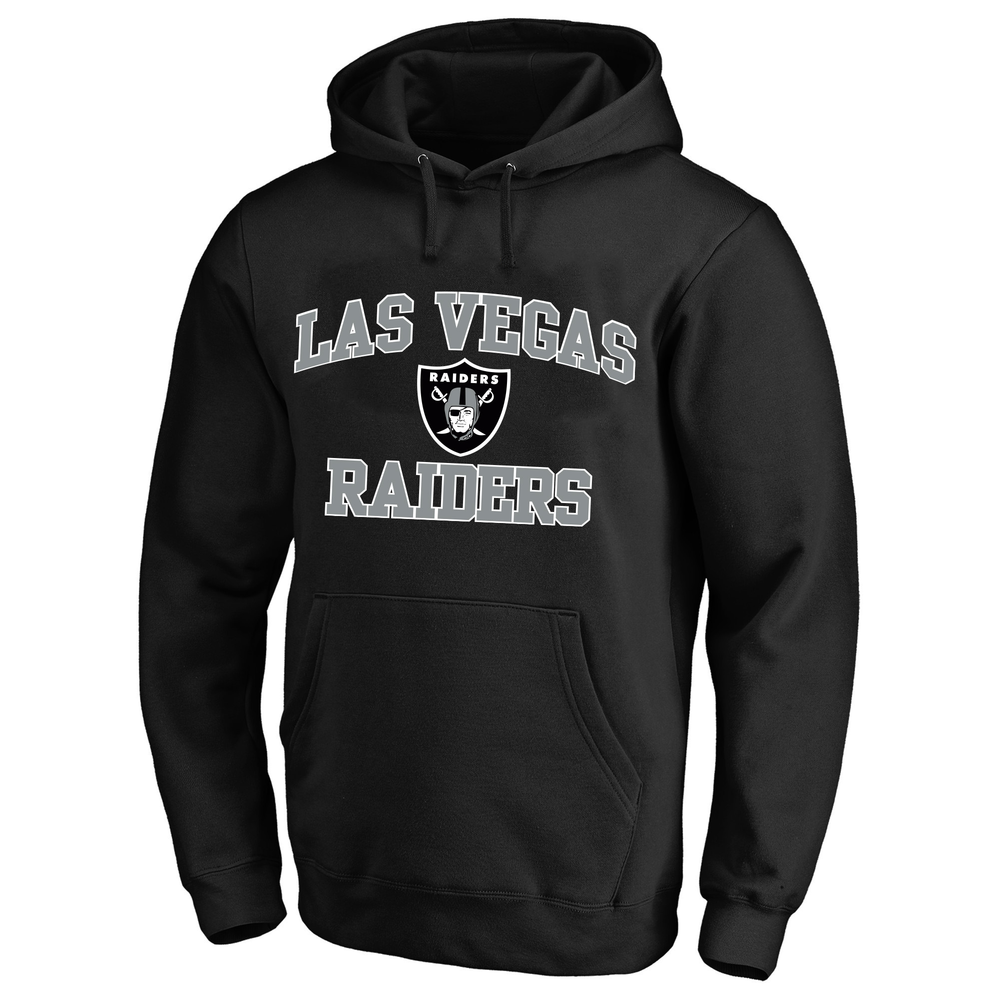Men's Fanatics Black Las Vegas Raiders Big & Tall Heart & Soul Hoodie