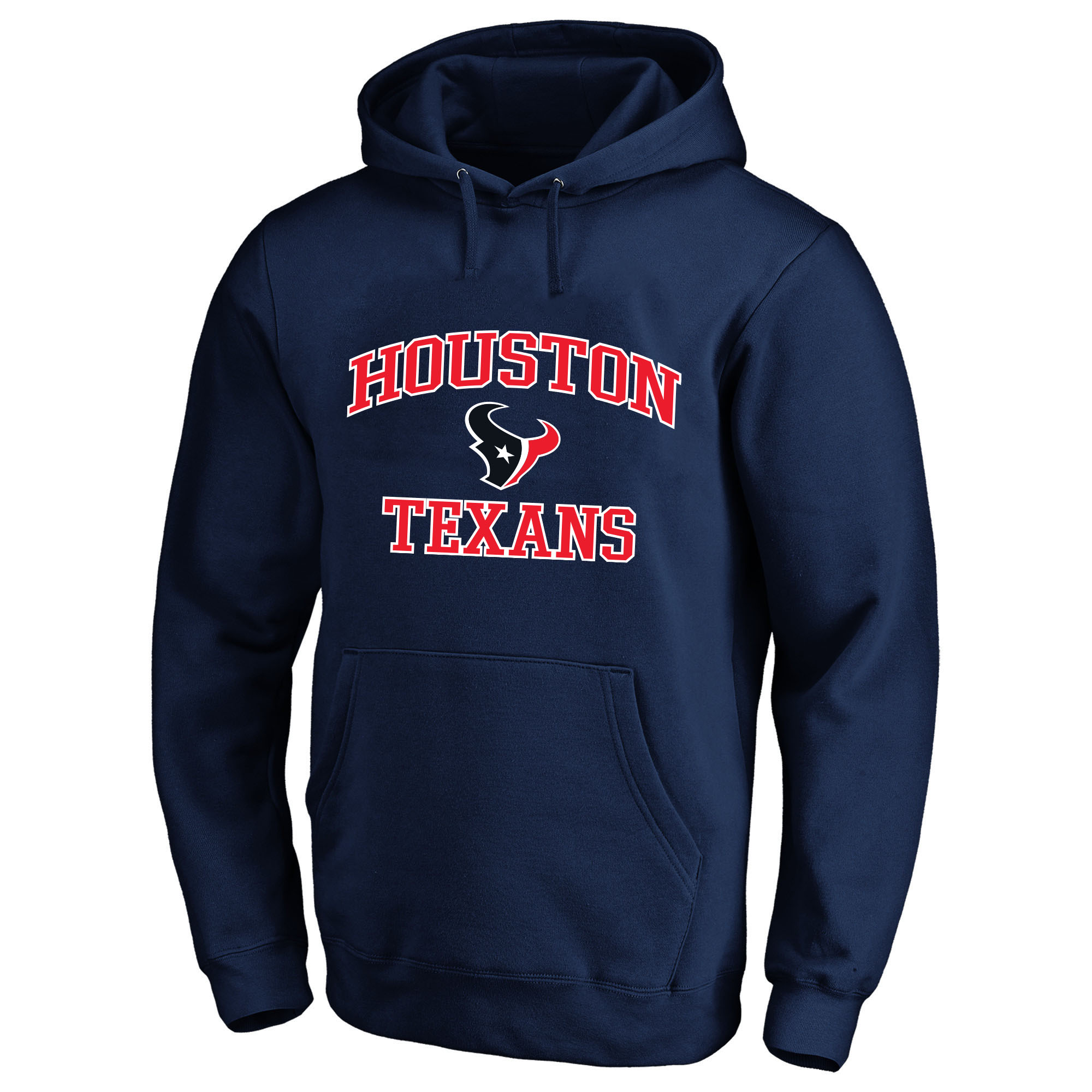 Men's Fanatics Navy Houston Texans Big & Tall Heart & Soul Hoodie