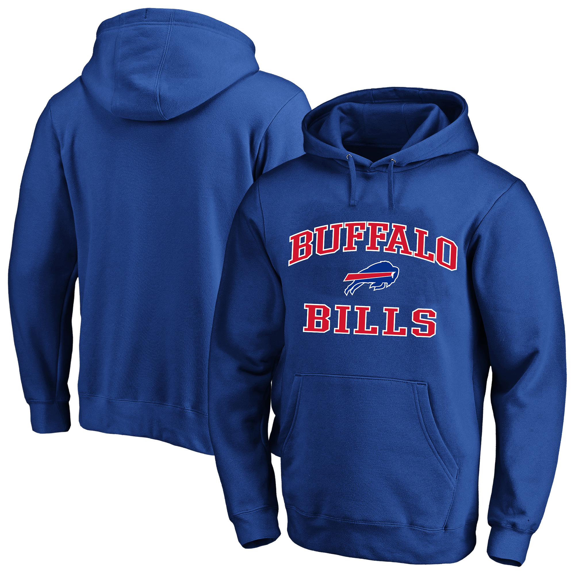 Men's Fanatics Royal Buffalo Bills Big & Tall Heart & Soul Hoodie