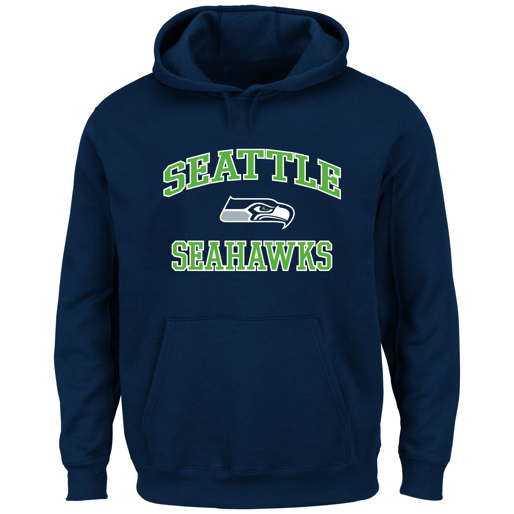 Men's Fanatics  College Navy Seattle Seahawks Big & Tall Heart & Soul Hoodie