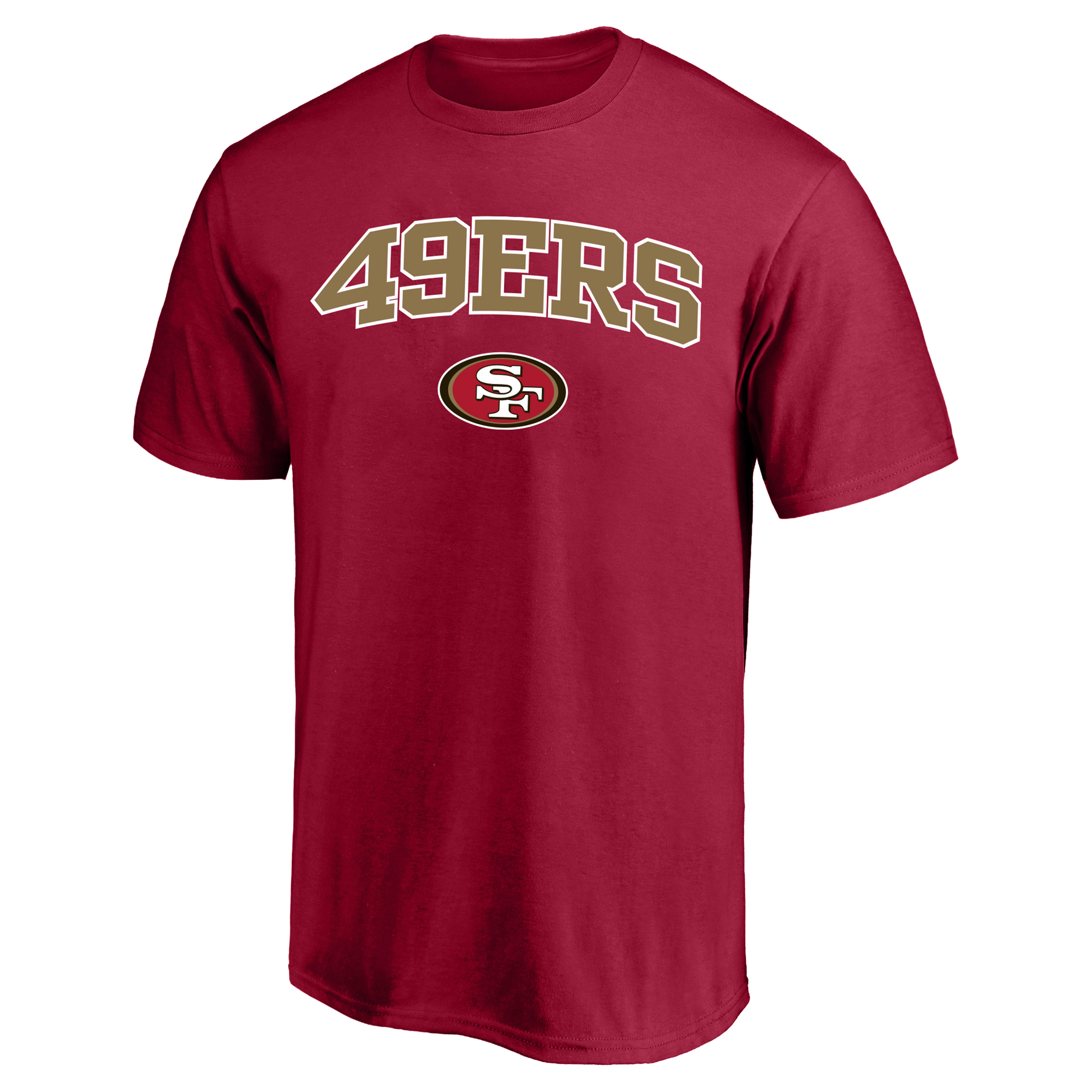 Fanatics Men's Big & Tall San Francisco 49ers Arch Logo Classic Fit T-Shirt - Scarlet