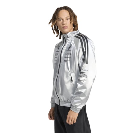 Mercedes AMG Petronas adidas F1 Silver Jacket