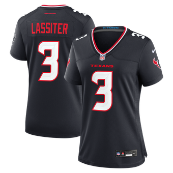 Women's Nike Kamari Lassiter Navy Houston Texans Team Game Jersey
