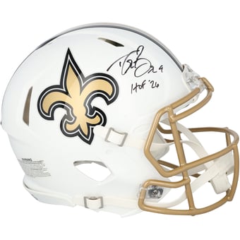 Drew Brees New Orleans Saints Autographed Riddell 2025 Alternate Speed Authentic Helmet with "HOF 26" Inscription