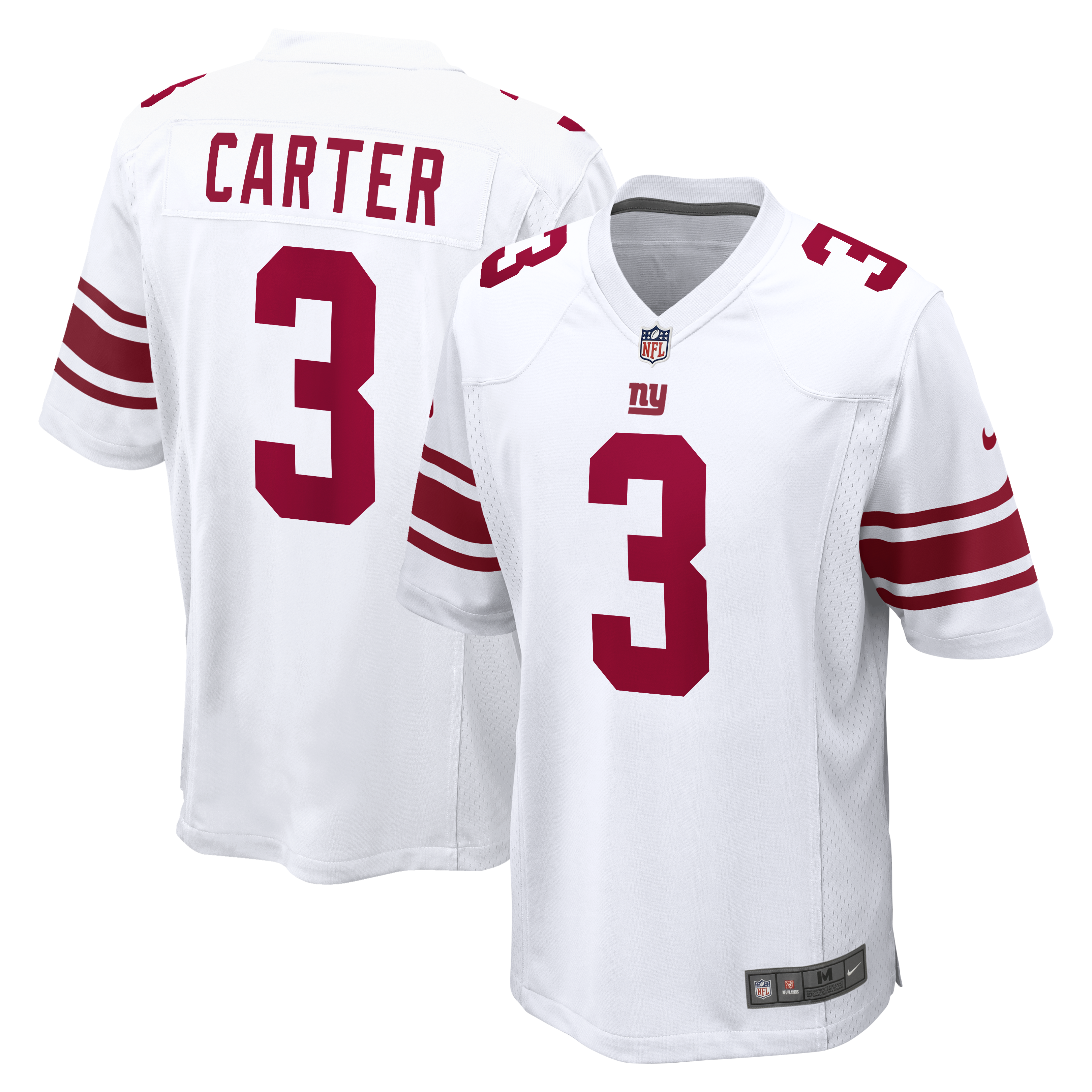Men's Nike Abdul Carter White New York Giants Game Jersey