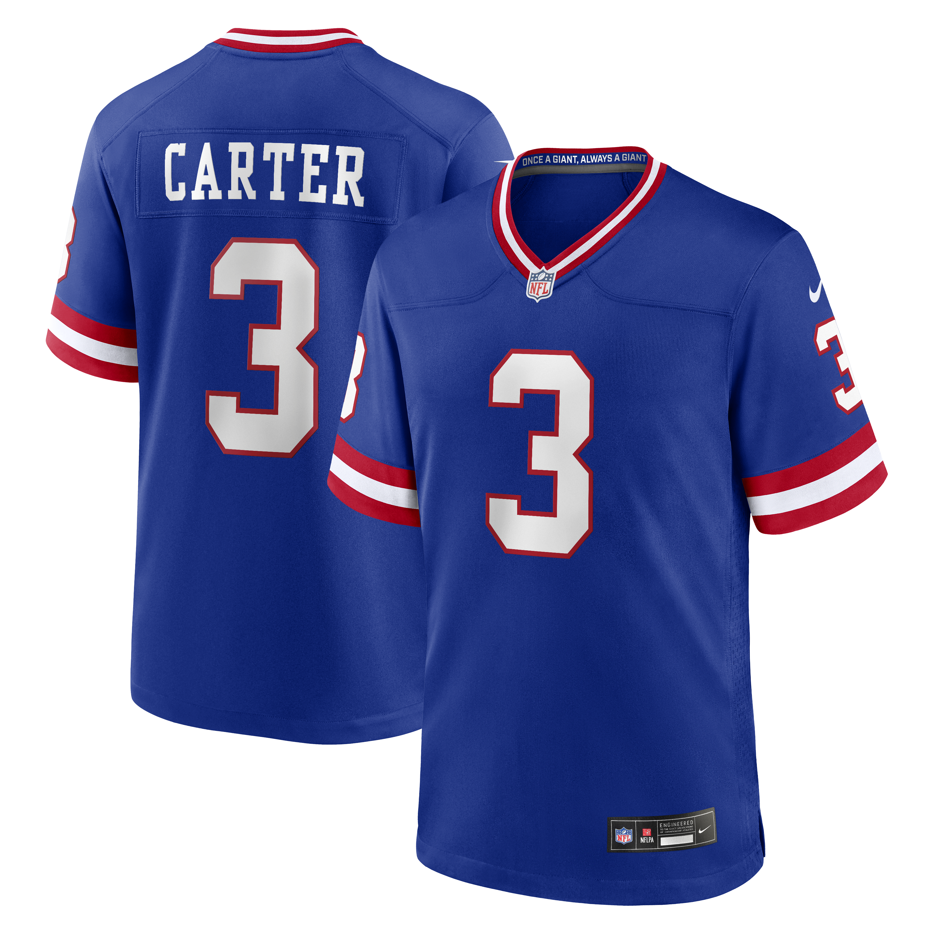 Men's Nike Abdul Carter Royal New York Giants Alternate 2 Game Jersey